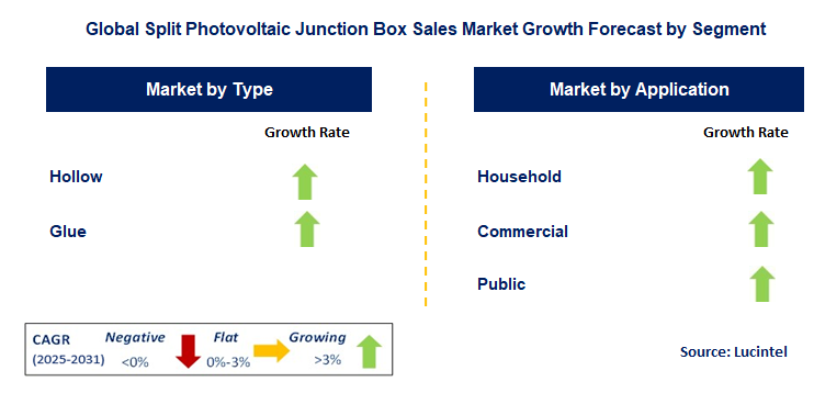 Split Photovoltaic Junction Box Sales Market by Segment