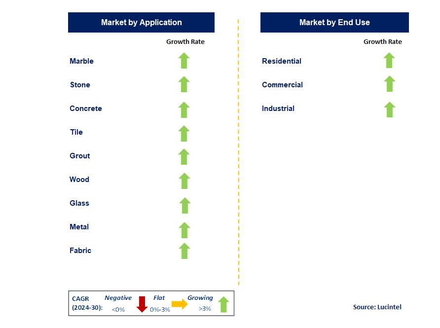 Stain Resistant Additives and Sealers by Segment