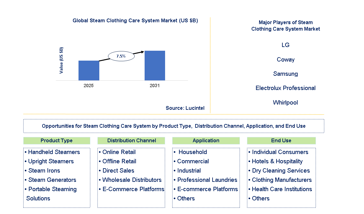 Steam Clothing Care System Market Trends and Forecast