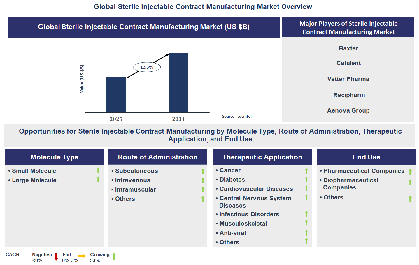 Sterile Injectable Contract Manufacturing Market Trends and Forecast