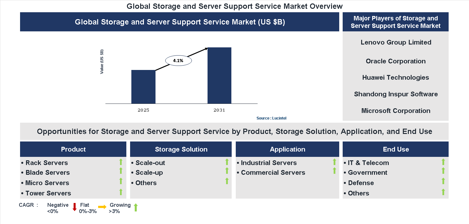 Storage and Server Support Service Market Trends and Forecast