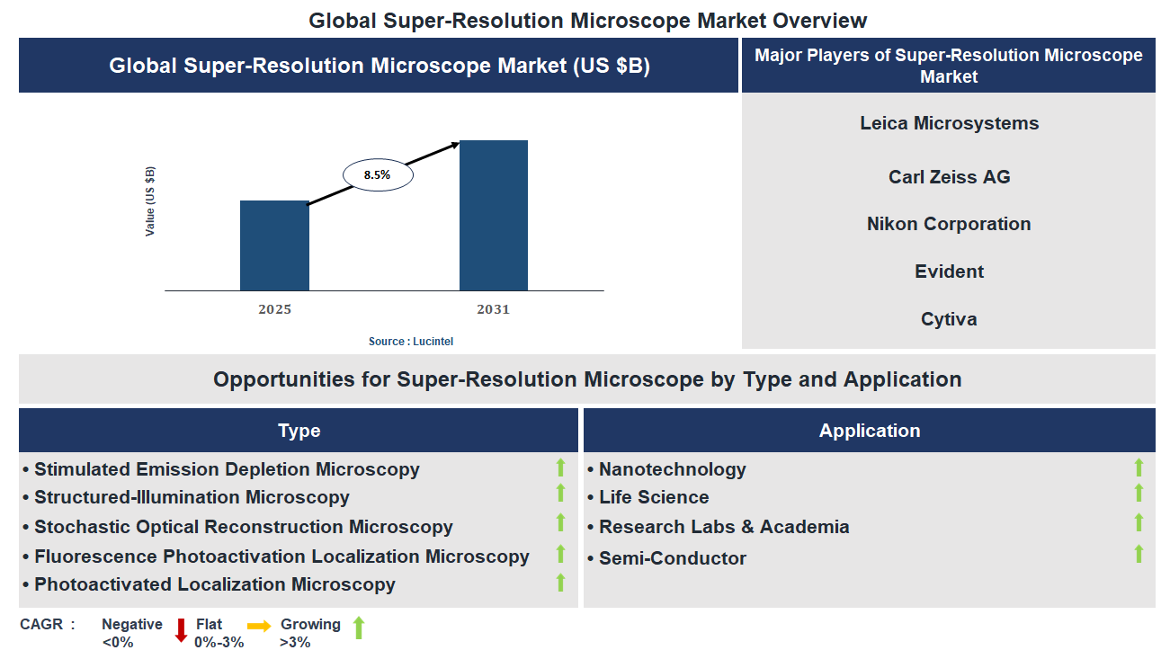 Super-Resolution Microscope Market Trends and Forecast