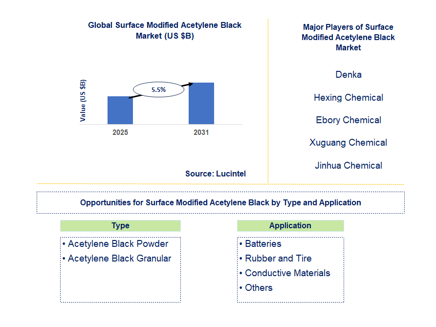 Surface Modified Acetylene Black Market Trends and Forecast