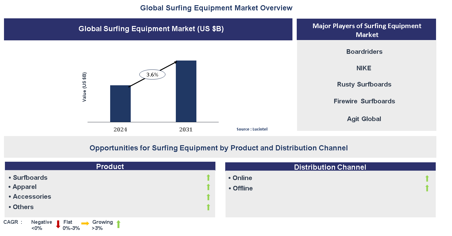 Surfing Equipment Market Trends and Forecast