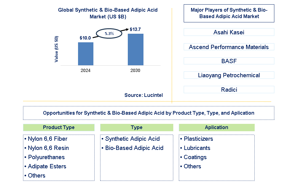 Synthetic & Bio-Based Adipic Acid Trends and Forecast