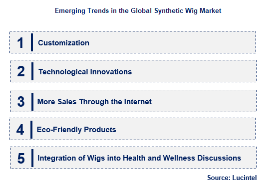 Synthetic Wig by Emerging Trend