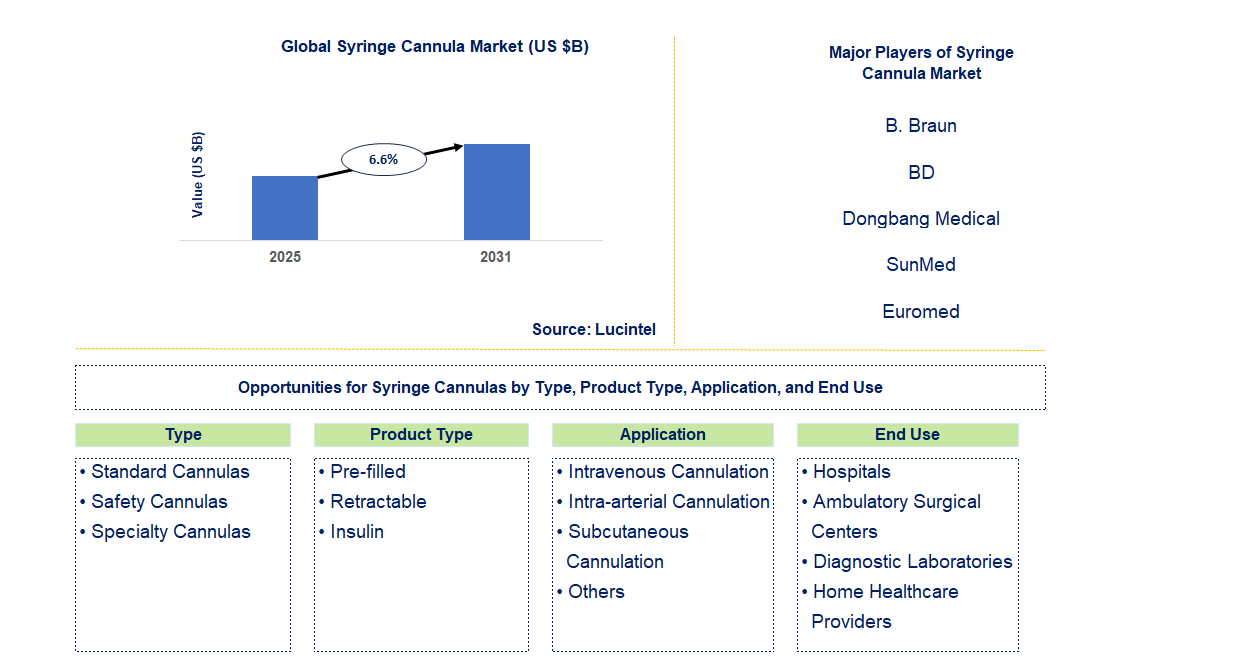Syringe Cannula Market Trends and Forecast