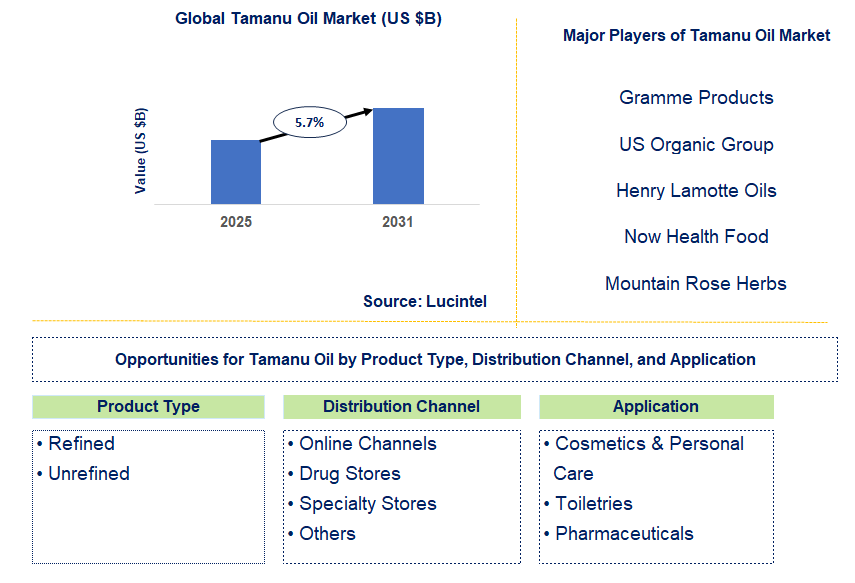 Tamanu Oil Market Trends and Forecast
