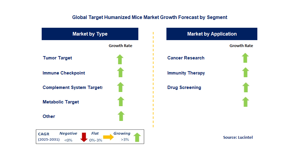 Target Humanized Mice Market by Segment