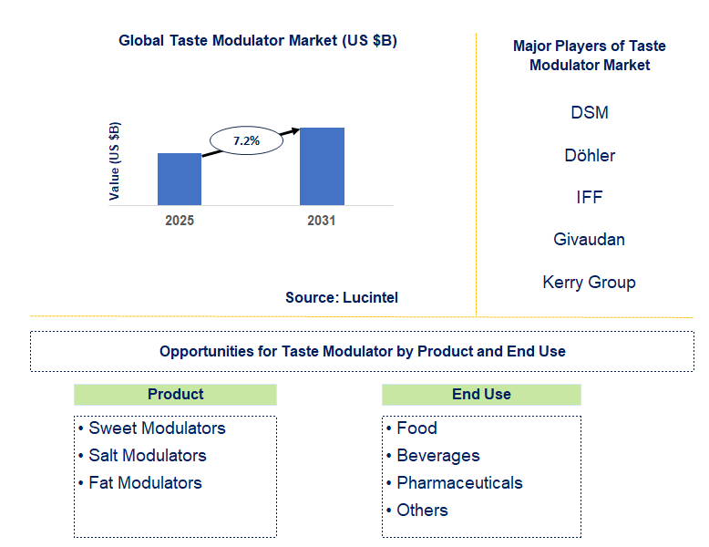 Taste Modulator Market Trends and Forecast
