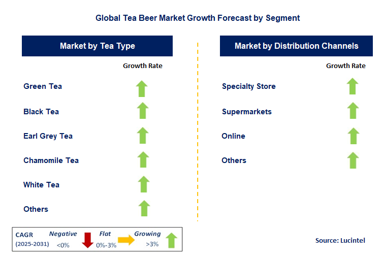 Tea Beer Market by Segment