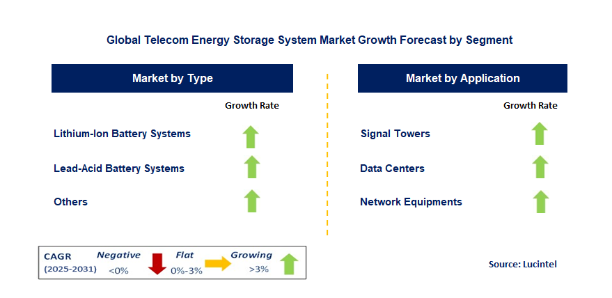 Telecom Energy Storage System Market by Segment
