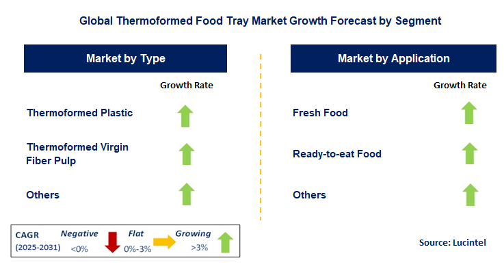 Thermoformed Food Tray Market by Segment