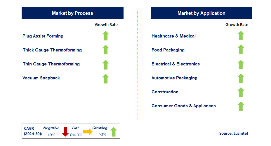 Thermoformed Plastic by Segment