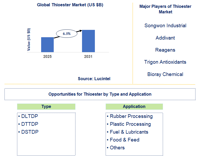 Thioester Market Trends and Forecast
