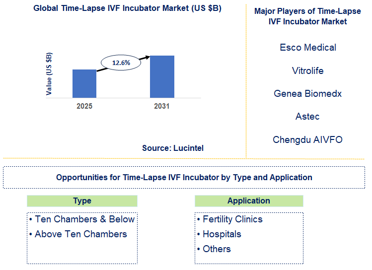 Time-Lapse IVF Incubator Market Trends and Forecast