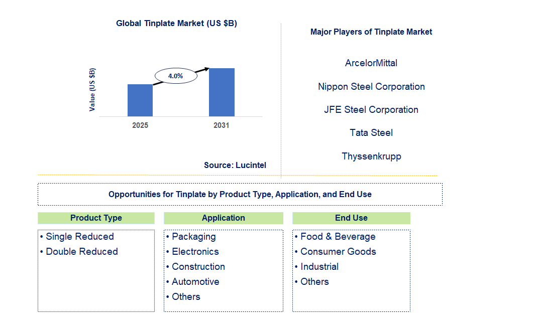Tinplate Market Trends and Forecast