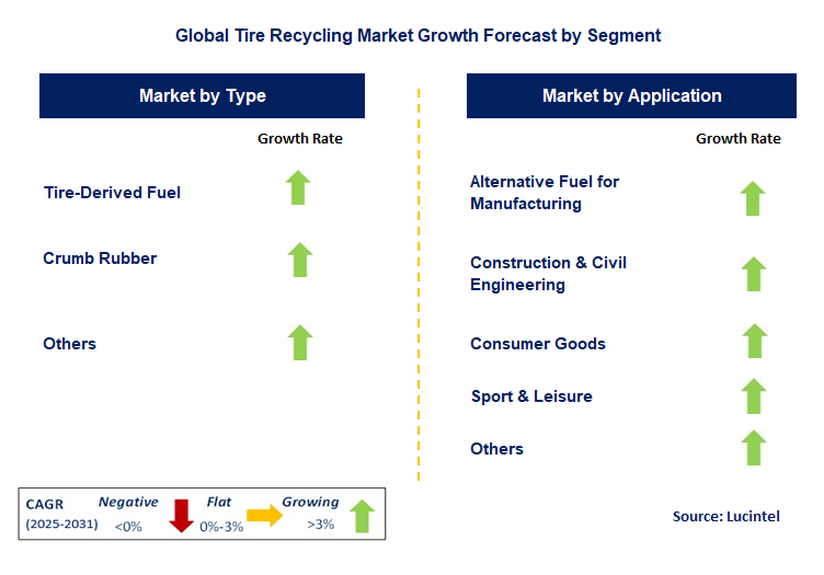 Tire Recycling Market by Segment