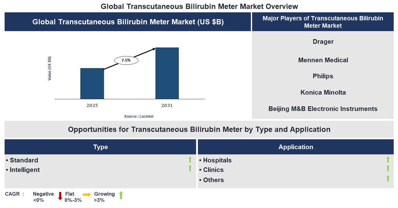 Transcutaneous Bilirubin Meter Market Trends and Forecast