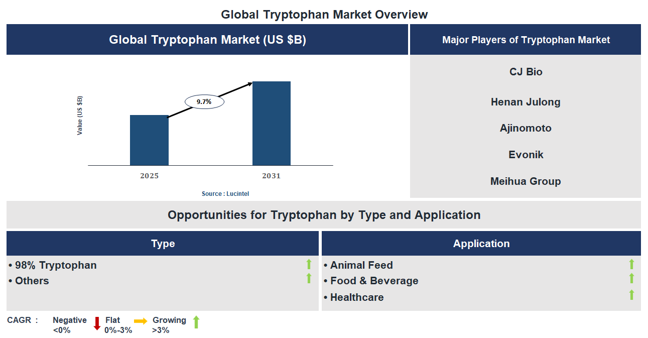 Tryptophan Market Trends and Forecast