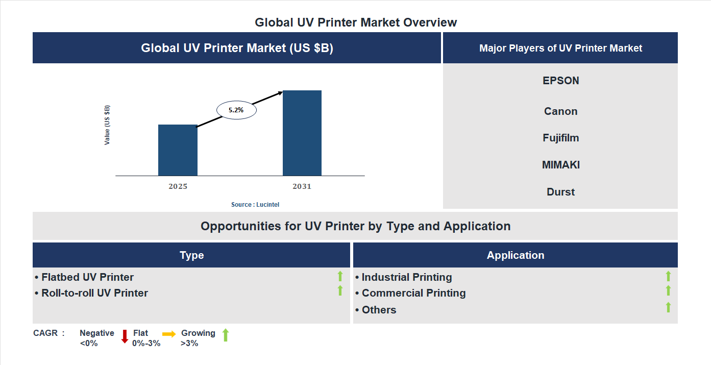 UV Printer Market Trends and Forecast