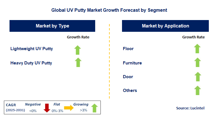 UV Putty Market by Segment