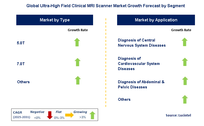 Ultra-High Field Clinical MRI Scanner Market by Segment
