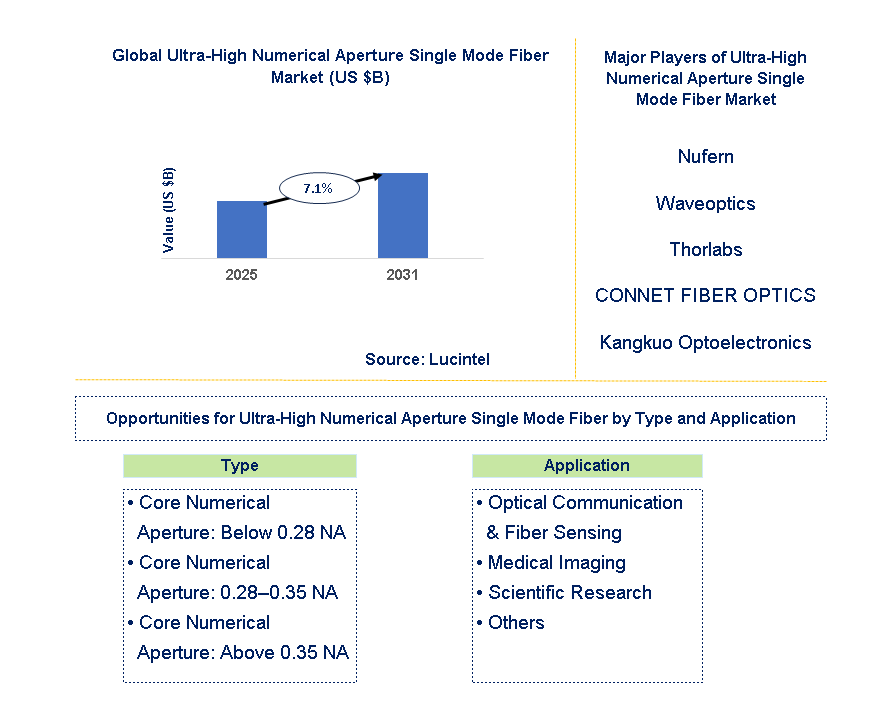 Ultra-High Numerical Aperture Single Mode Fiber Market Trends and Forecast