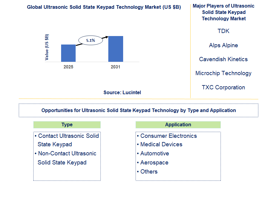 Ultrasonic Solid State Keypad Technology Market Trends and Forecast