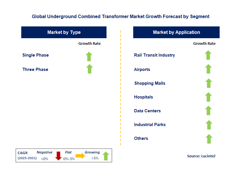 Underground Combined Transformer Market by Segment