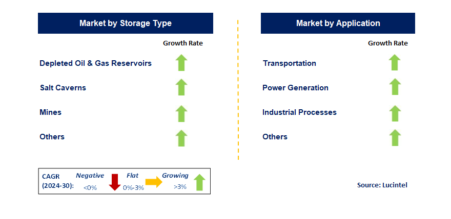 Underground Hydrogen Storage by Segment