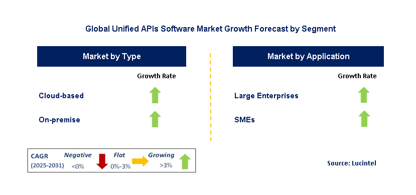 Unified APIs Software Market by Segment
