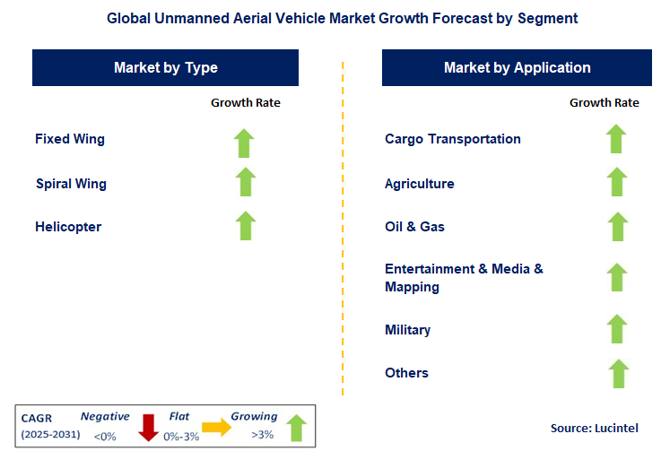 Unmanned Aerial Vehicle Market by Segment