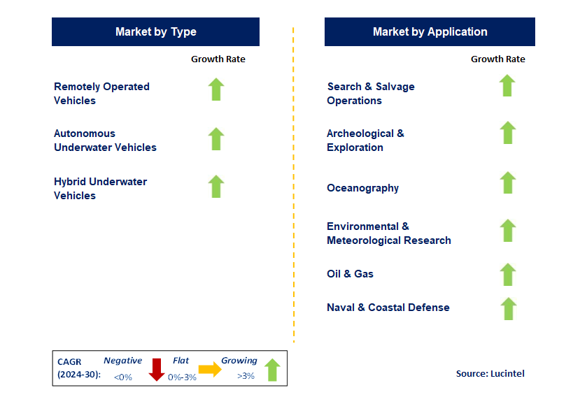 Unmanned Underwater Vehicles by Segment