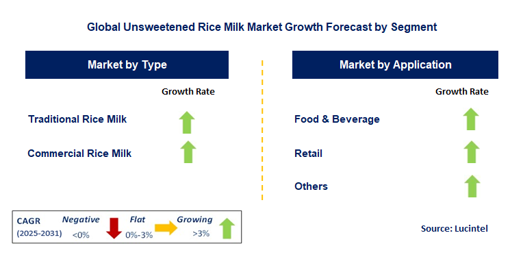 Unsweetened Rice Milk Market by Segment