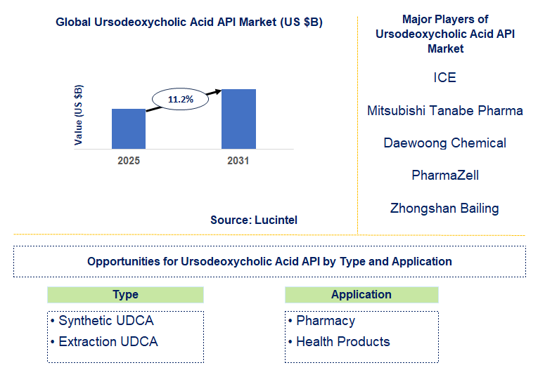 Ursodeoxycholic Acid API Market Trends and Forecast