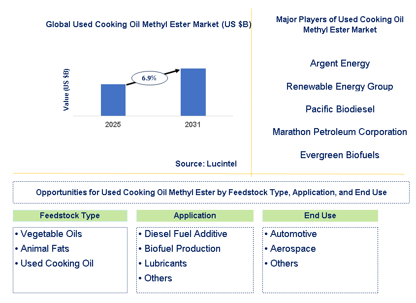 Used Cooking Oil Methyl Ester Market Trends and Forecast