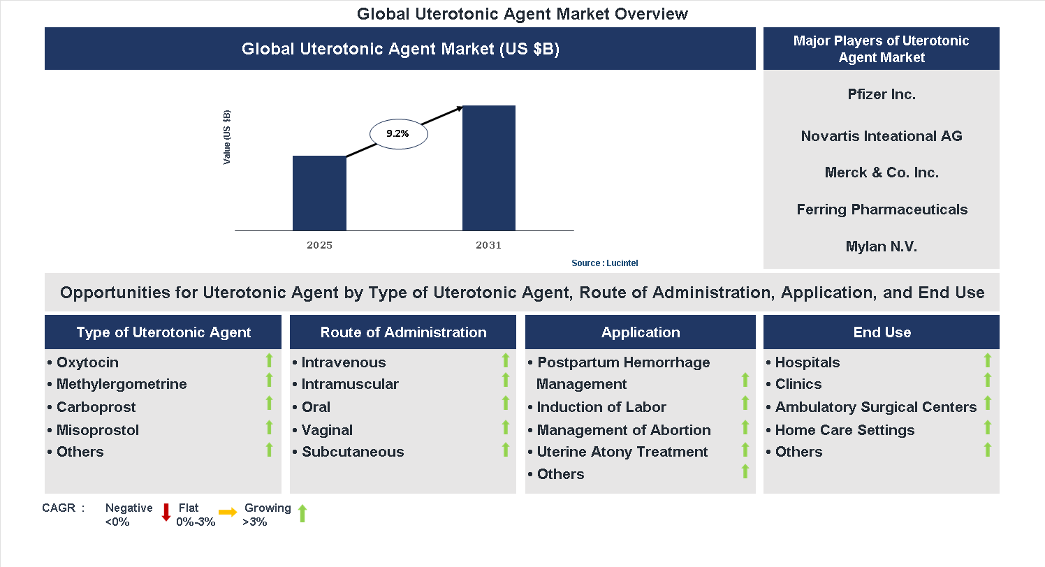 Uterotonic Agent Market Trends and Forecast