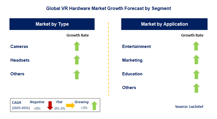 VR Hardware Market by Segment