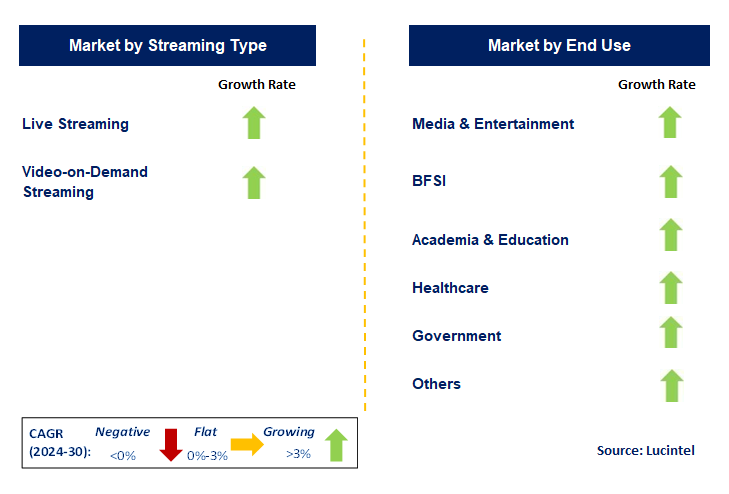 Video Streaming Software by Segment