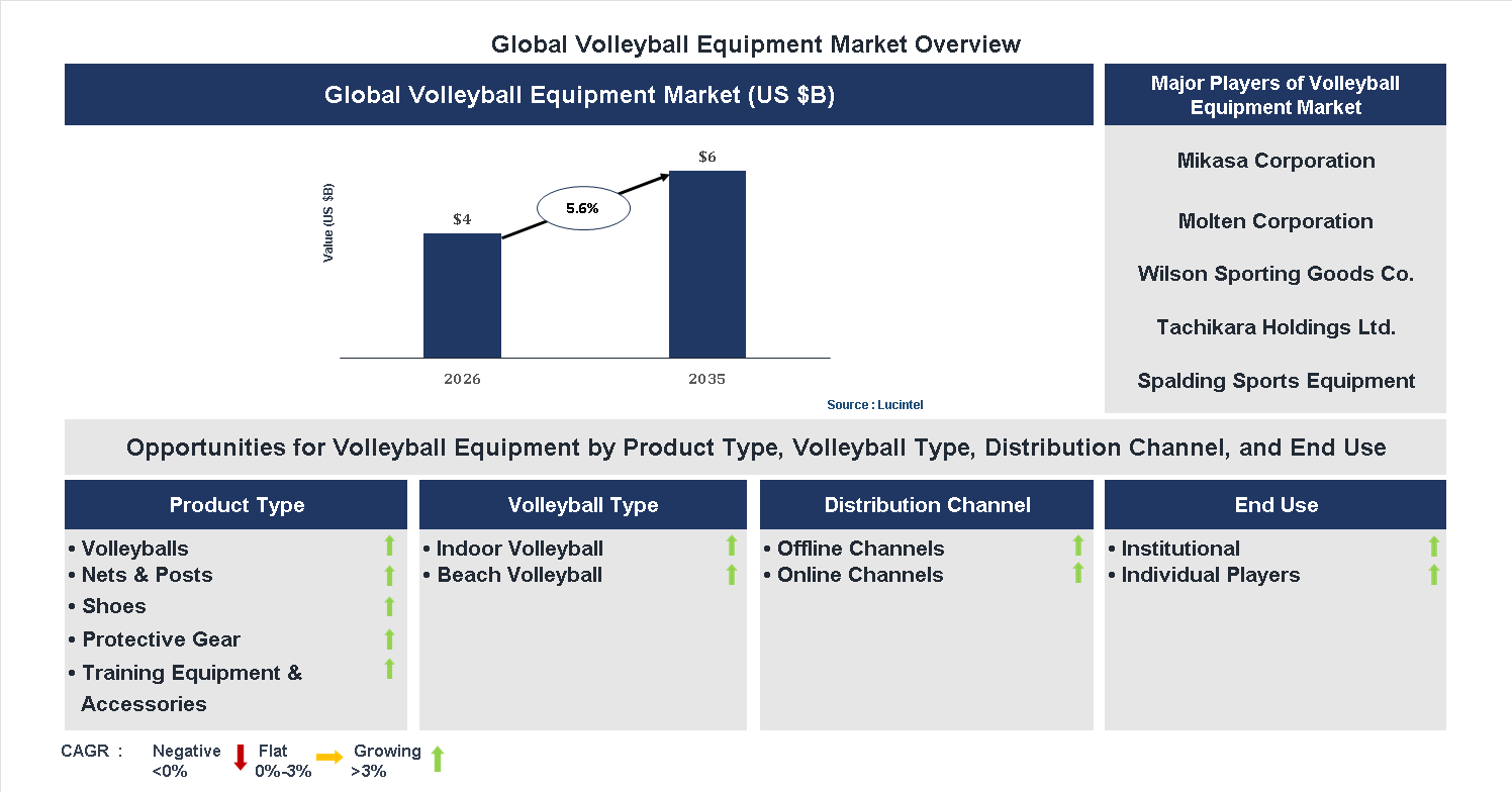 Volleyball Equipment Market Trends and Forecast