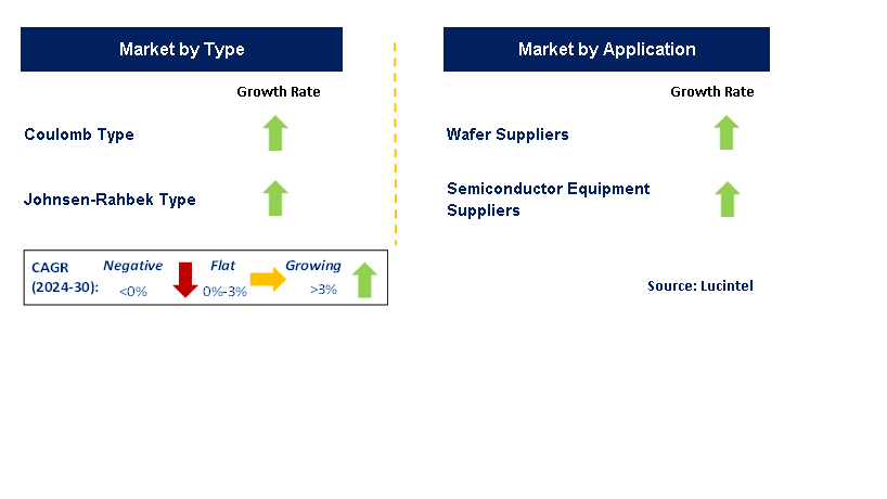 Wafer Electrostatic Chuck by Segment