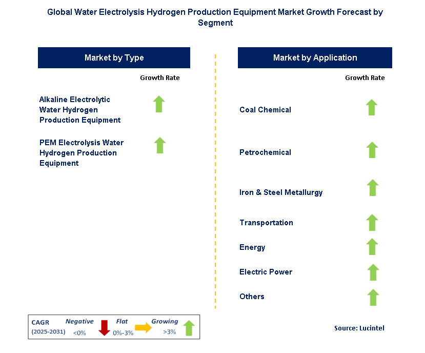 Water Electrolysis Hydrogen Production Equipment Market by Segment