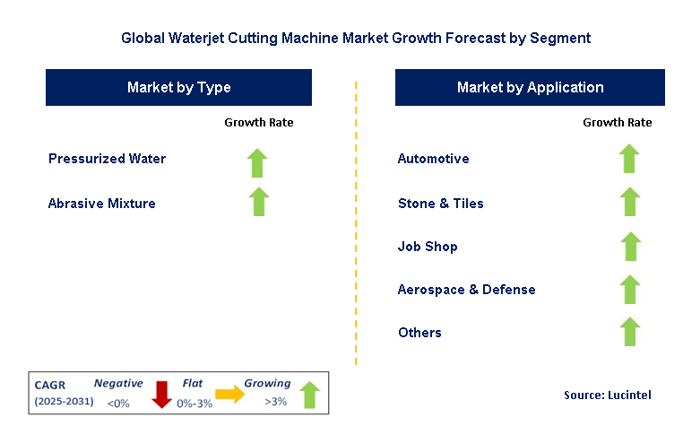 Waterjet Cutting Machine Market by Segment