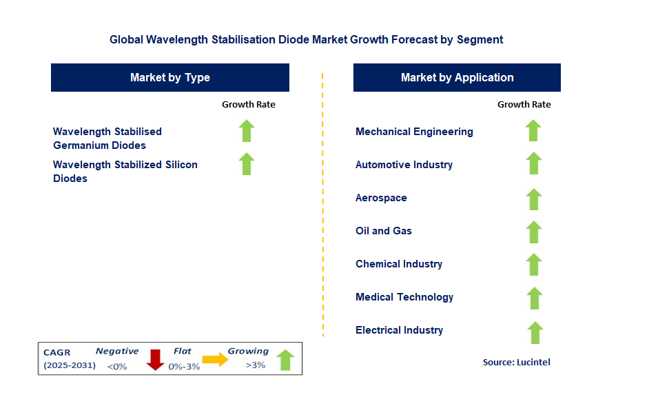 Wavelength Stabilisation Diode Market by Segment