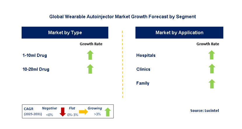 Wearable Autoinjector Market by Segment