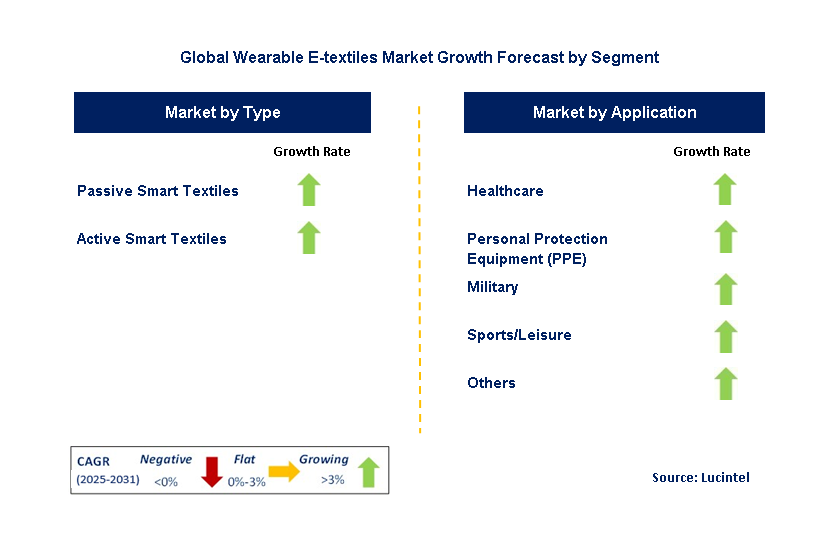 Wearable E-Textiles Market by Segment