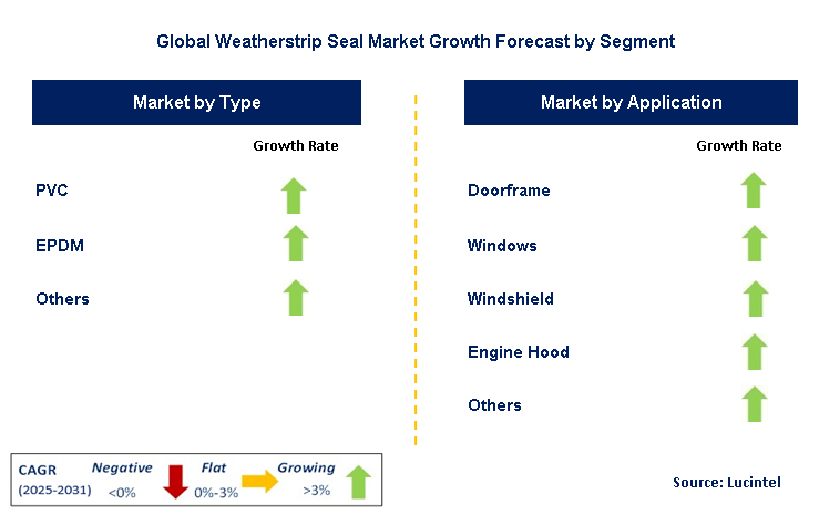 Weatherstrip Seal Market by Segment