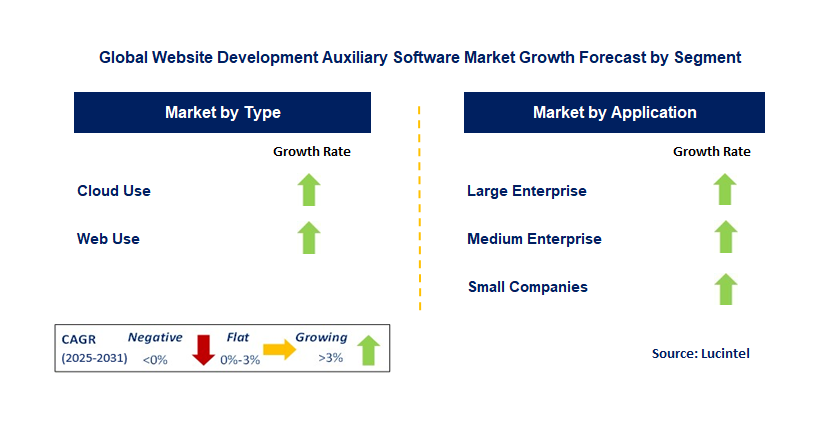 Website Development Auxiliary Software Market Trends and Forecast