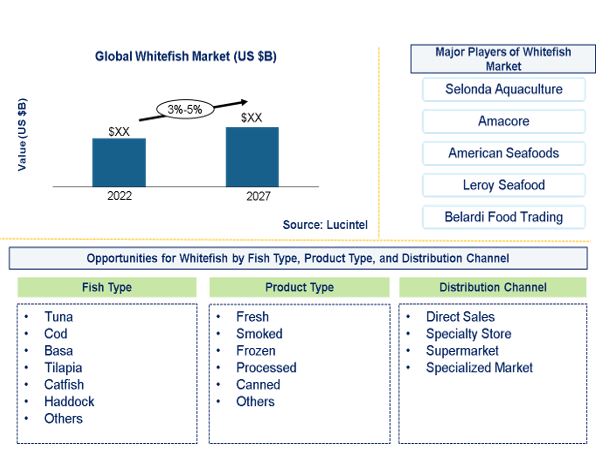 Whitefish Market by Fish, Product, and Distribution Channel